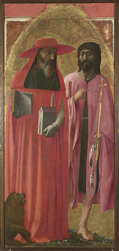 Saint Jerome and John the Baptist