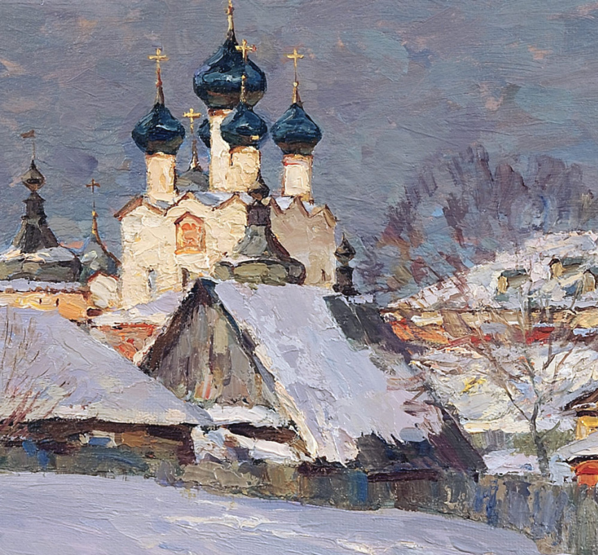 Rostov The Great.Podozerka.Oil on canvas 47,5 # 84,5 cm 2015