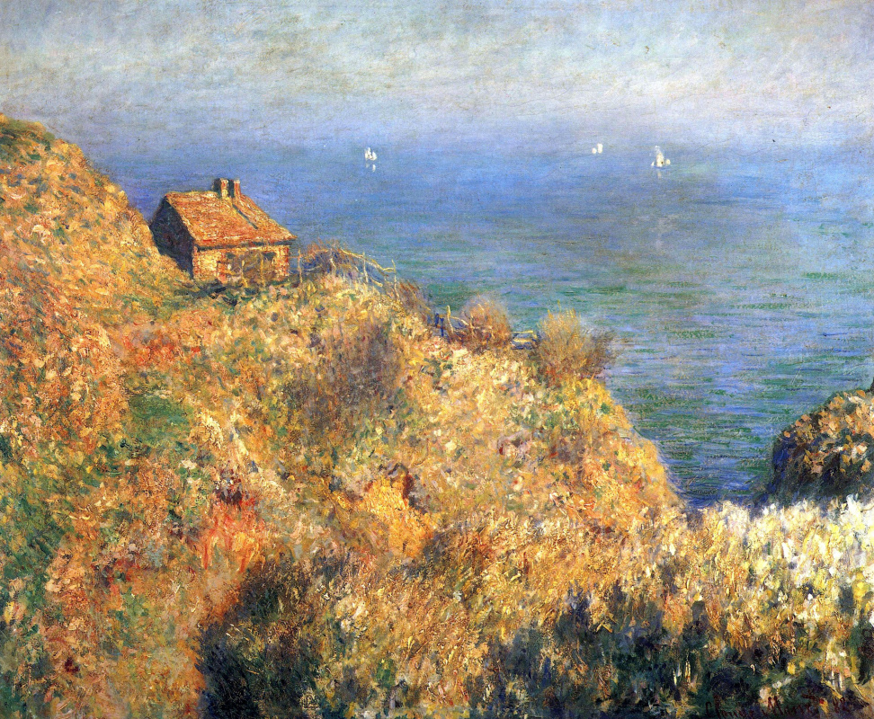 Claude Monet. Fisherman's cottage in Varanzhvile