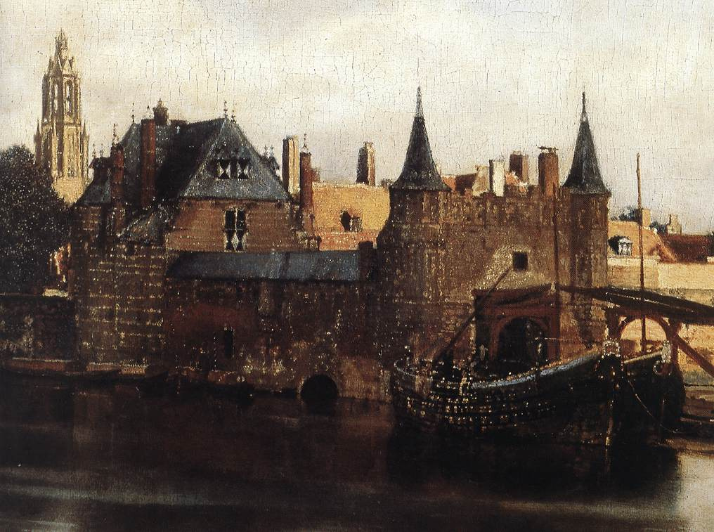 Jan Vermeer. The View Of Delft. Fragment