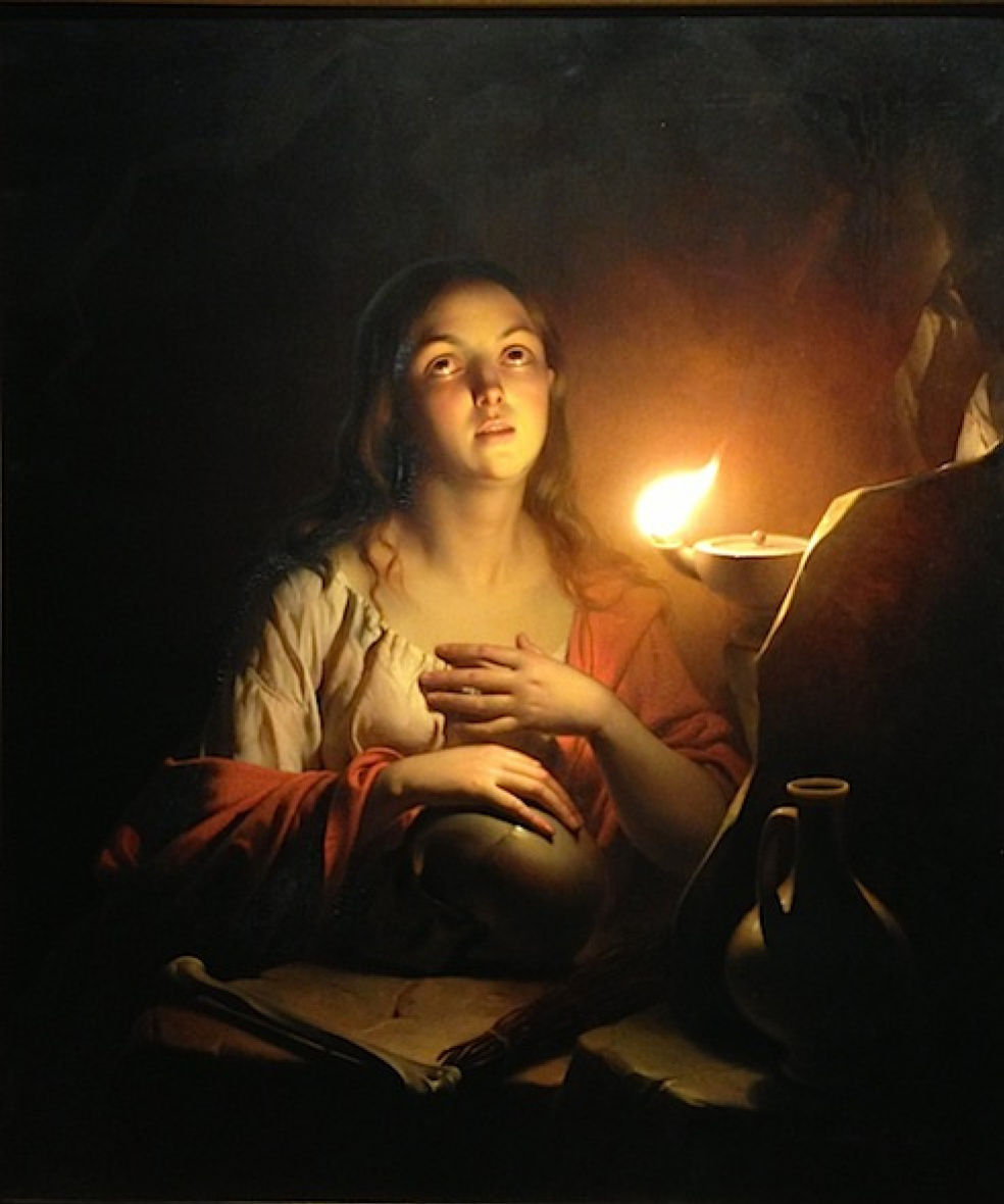 The Prayer of St. Mary Magdalene, 89×110 cm by Petrus van Shendel