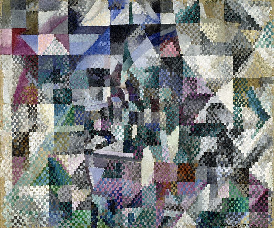 Robert Delaunay. The window on the city No. 3