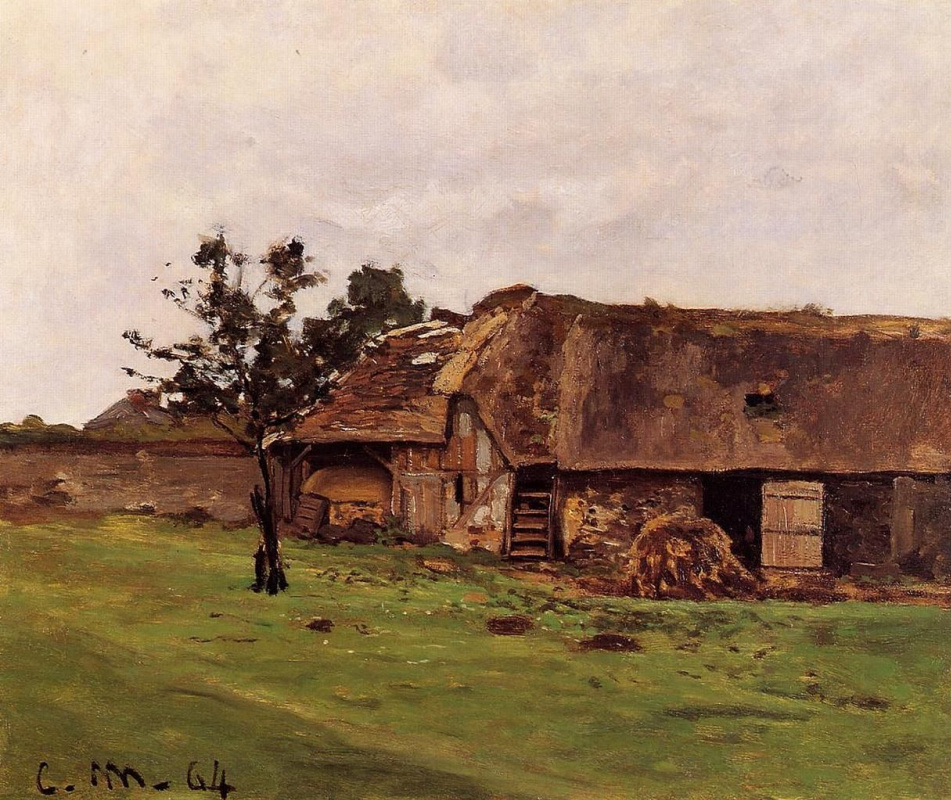 Claude Monet. Farm Saint-Simon near Honfleur