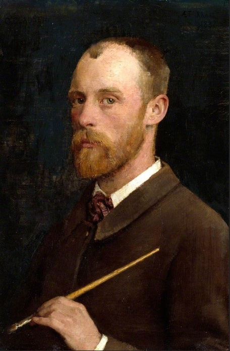 George Clausen. Self-portrait