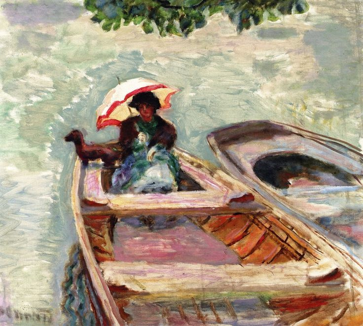 Pierre Bonnard. The boat trip