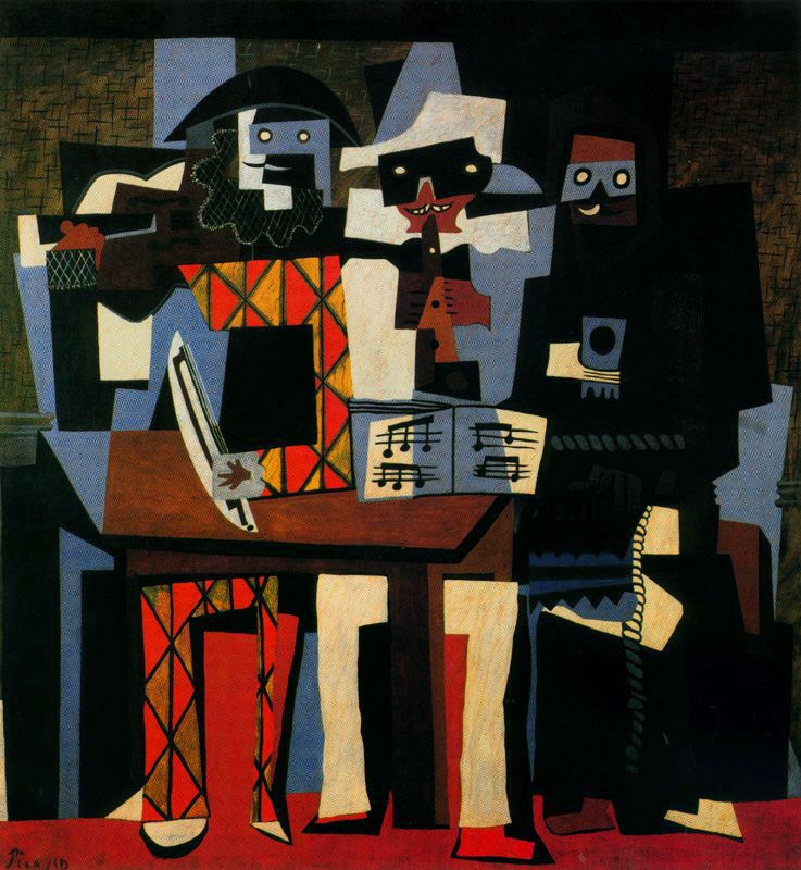 Pablo Picasso. Three musicians