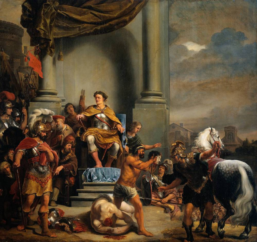 Ferdinand Baltasars Pain. Consul Titus of Manlius Torquatus ordered to behead his son