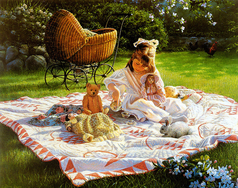 Donna Green. Lunch on the grass