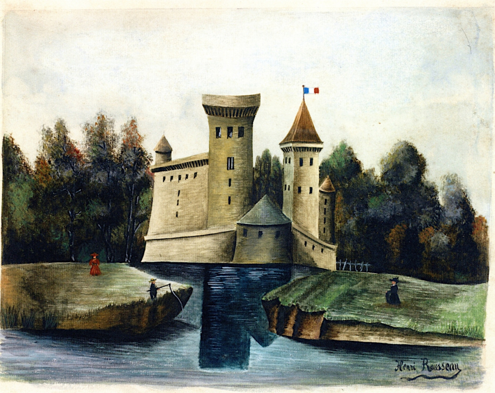 Henri Rousseau. Paesaggio con castello