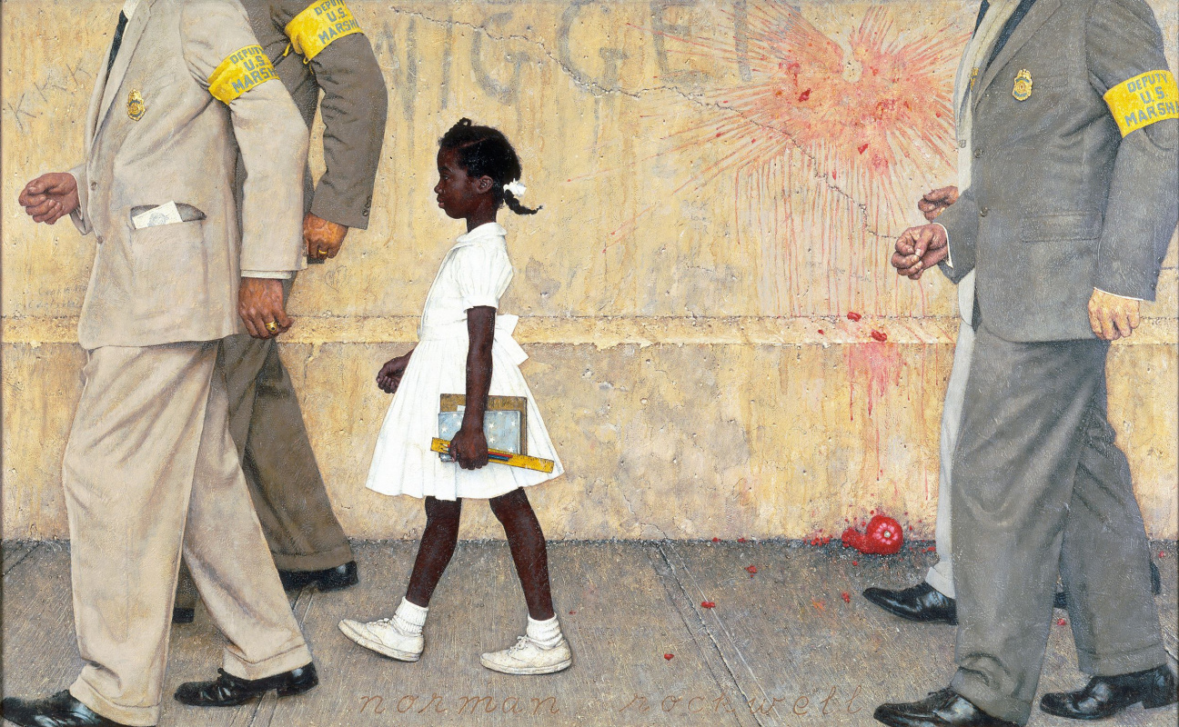 Norman Rockwell. The problem we all live with