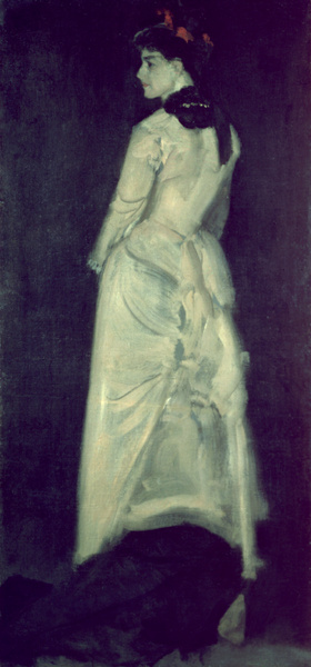 James Abbot McNeill Whistler. Harmonie in Körper und Schwarz: Porträt von Frau Louise Jopling
