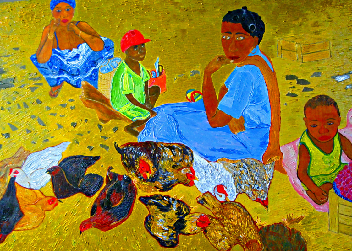 Eduard Поникаров. On the market (Madagascar)