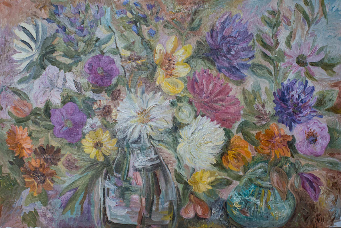 Agnessa Morkovina. "Two bouquets"