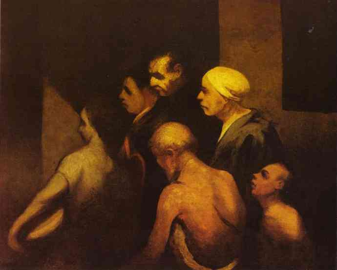 Honore Daumier. Care