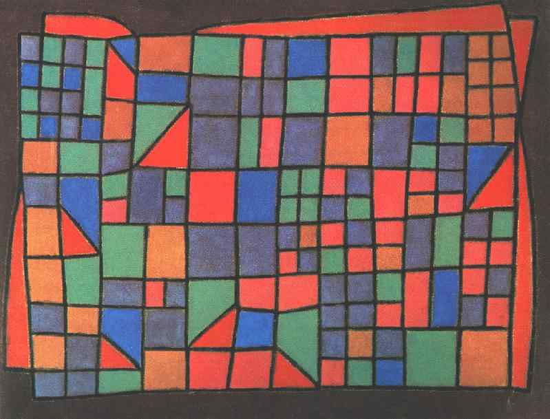 Paul Klee. Glass facade