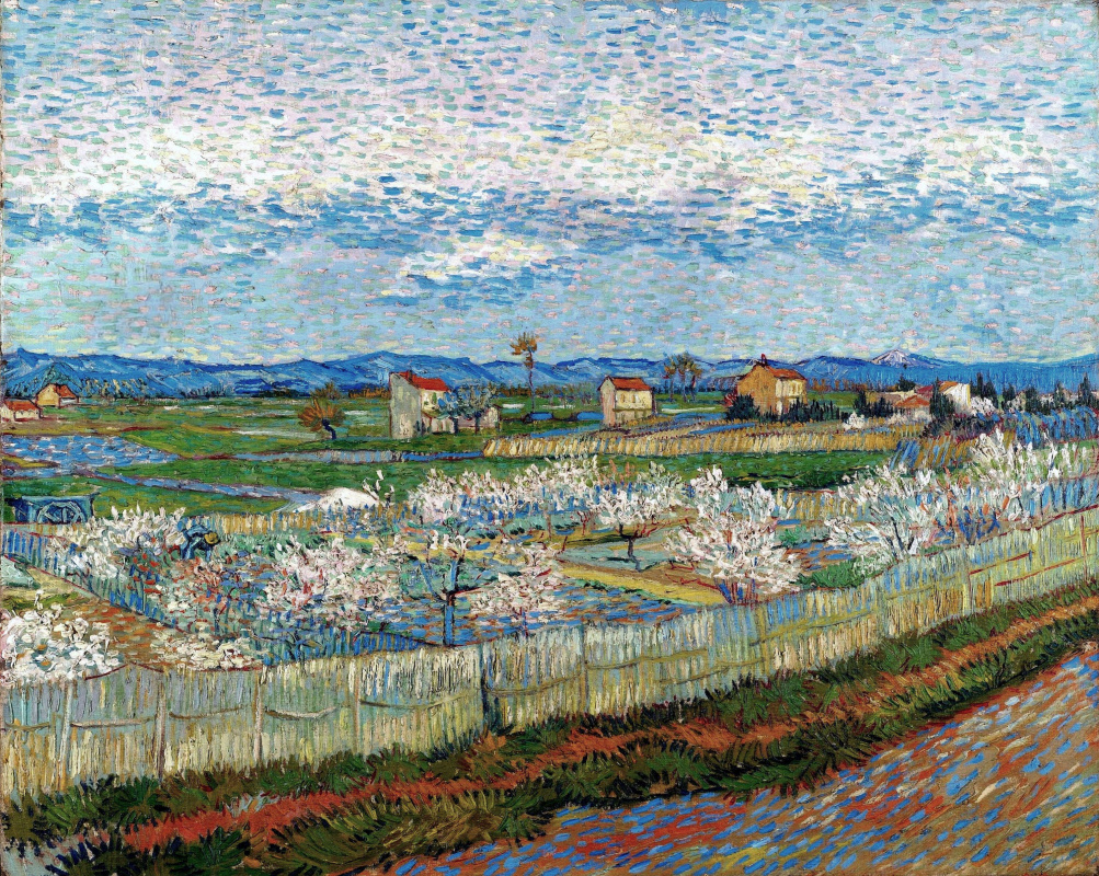 Винсент Ван Гог. Персиковые деревья в цвету
