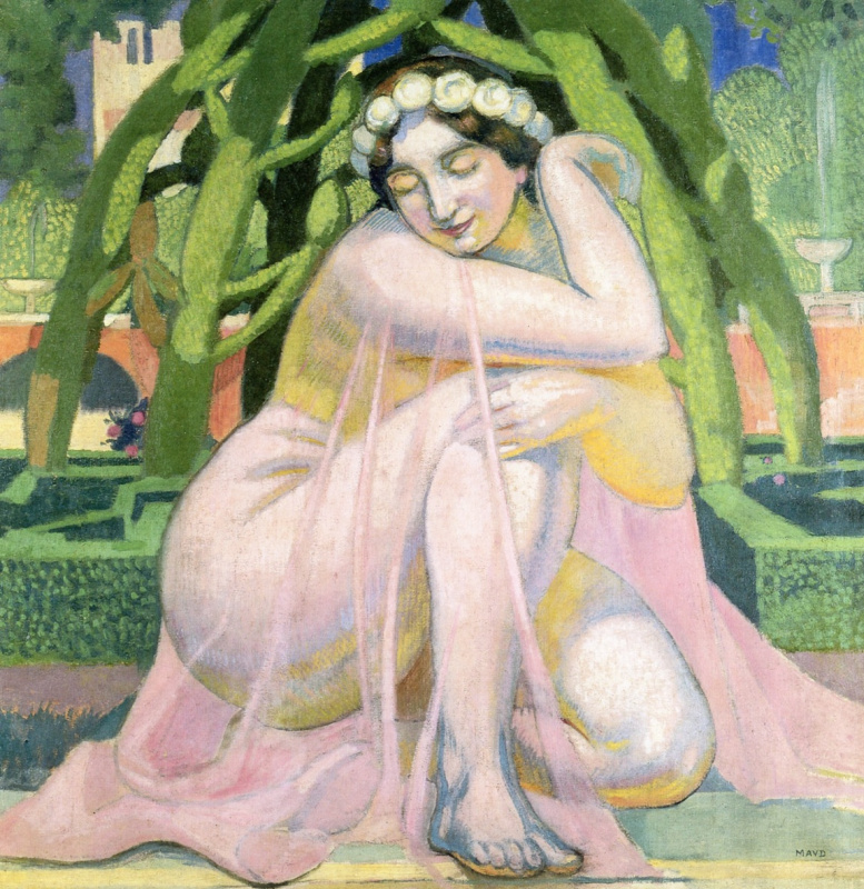 Maurice Denis. Bathing Bathsheba