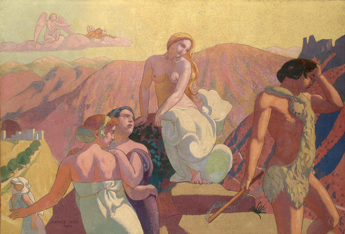 Maurice Denis. Family leave psyche on a mountain top