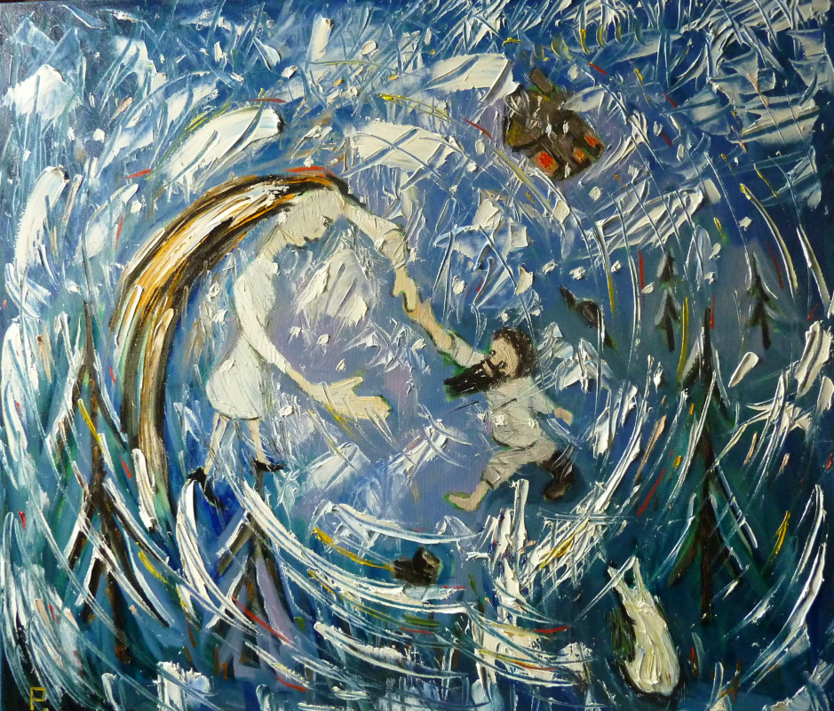 Svyatoslav Svyatoslav Ryabkin Ryabkin. A man dances with a snowstorm man dancing with a blizzard