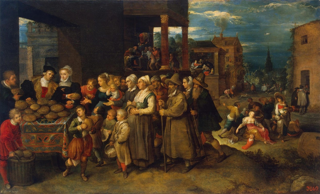 Frans Franken the Younger. Seven cases of mercy. 1613-1617