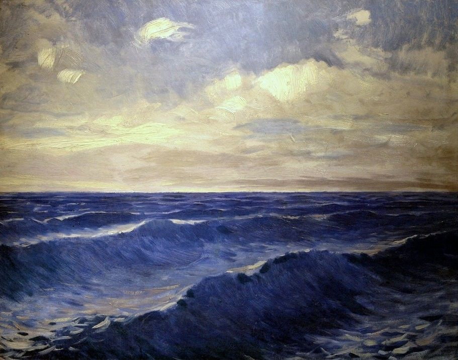 Pál Szinyei Merse. Blue ocean