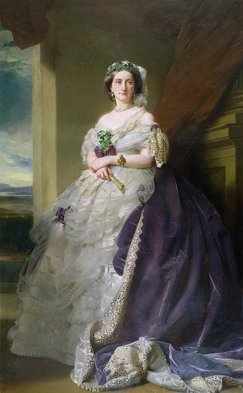 Franz Xaver Winterhalter. Portrait of Julia Louise Bosville, lady Middleton