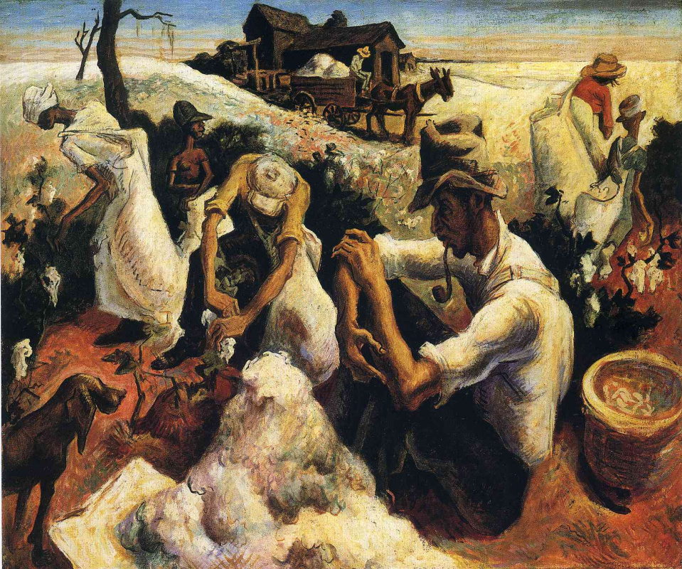 Thomas Hart Benton. The midday rest