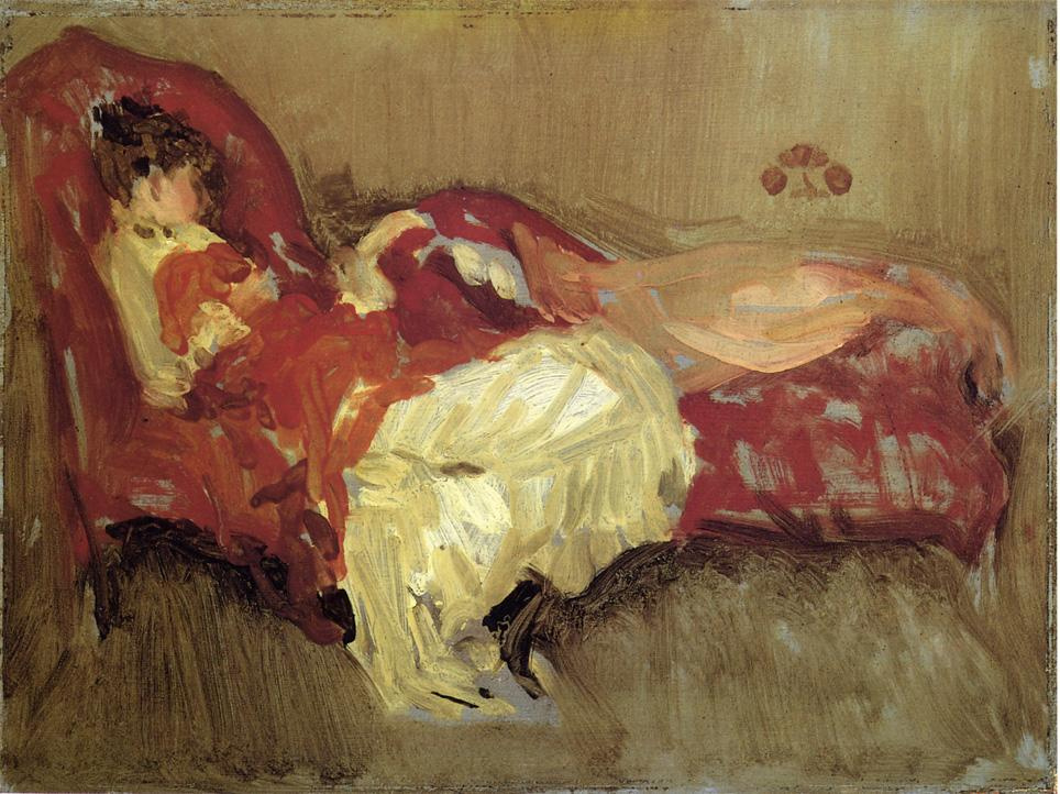 James Abbot McNeill Whistler. Note in red: the Siesta
