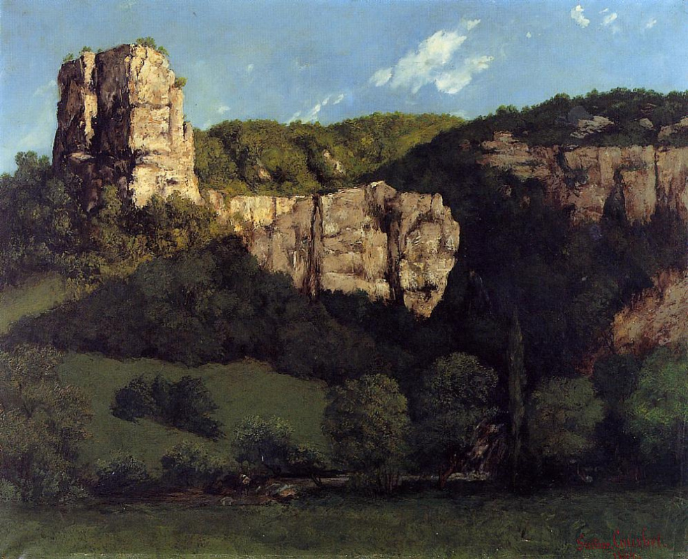 Gustave Courbet. Landscape