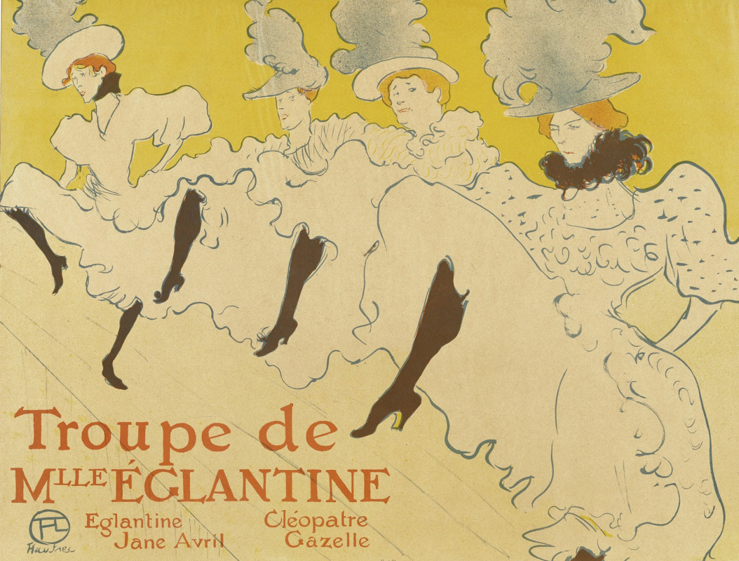 Henri de Toulouse-Lautrec. Troupe Mademoiselle Eglantine