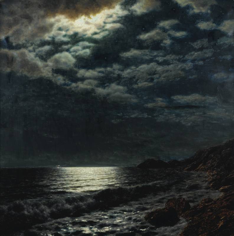 Ivan Choultsé. Sea moon night