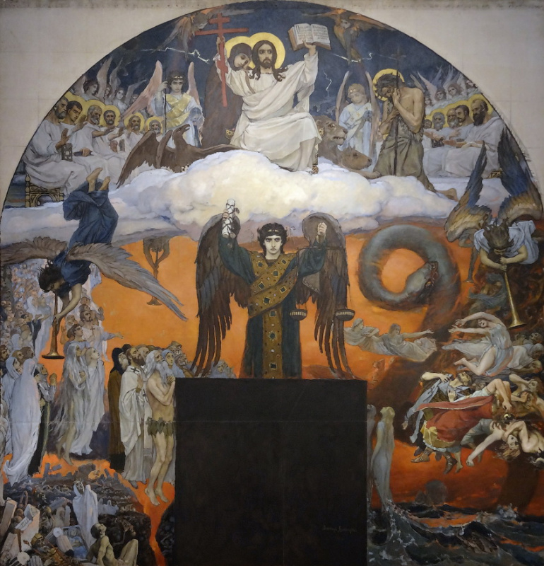 Viktor Vasnetsov. Judgment. The sketch for the painting of the Vladimir Cathedral in Kiev