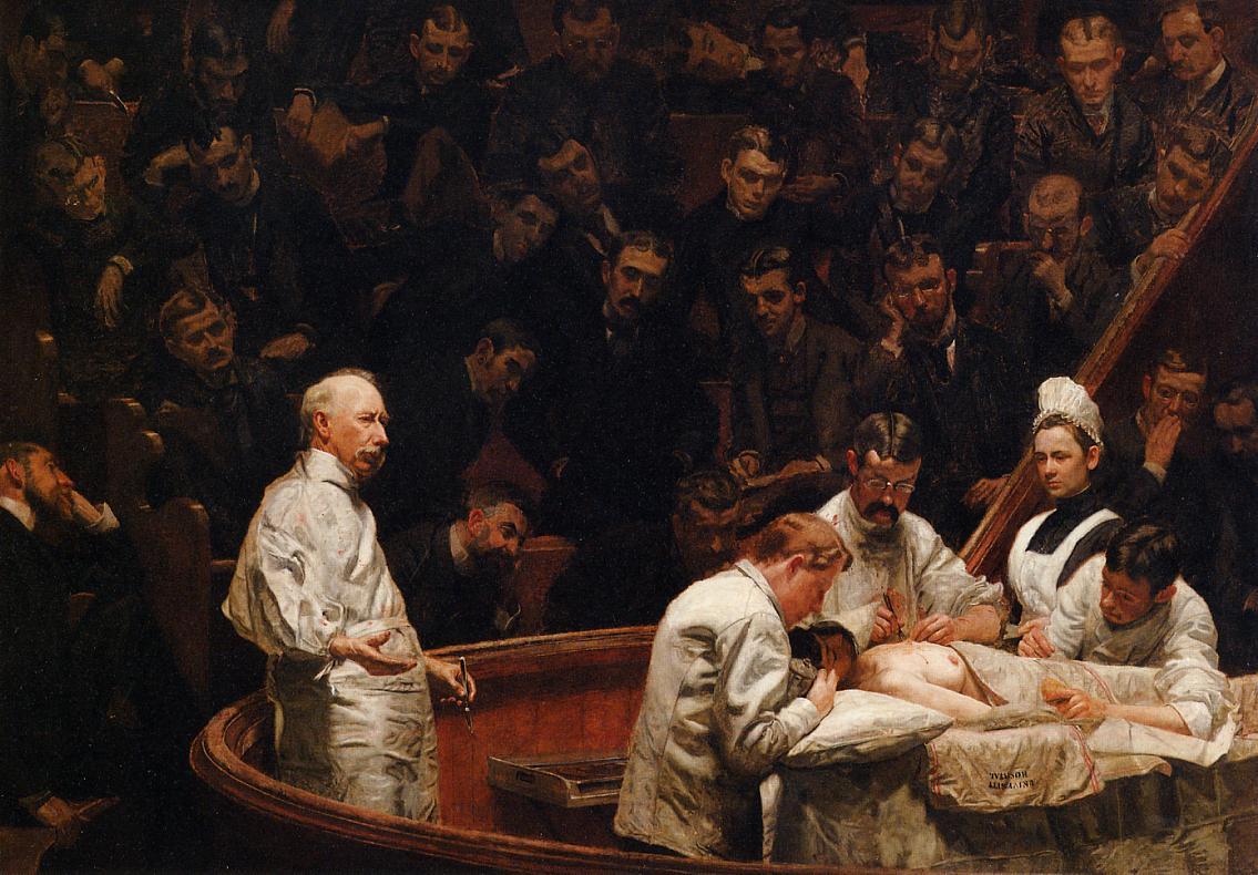 Thomas Eakins. The clinic of Dr. Agnew