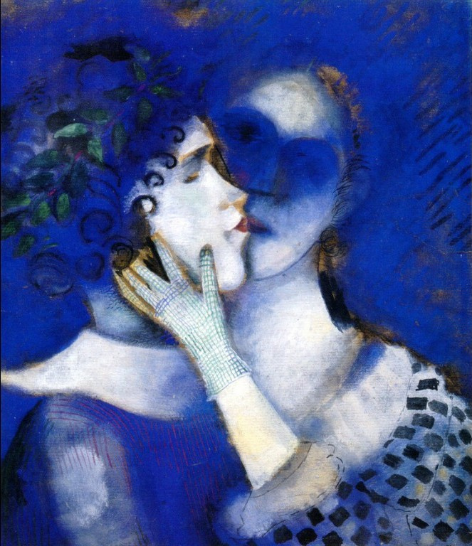 Marc Chagall. Blaue Liebhaber