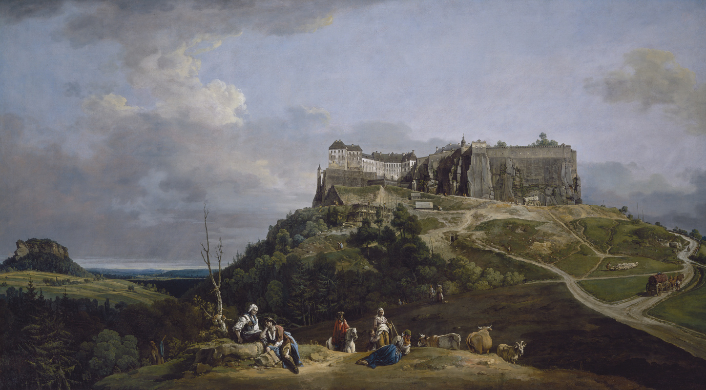 Bernardo Bellotto. Königstein Fortress