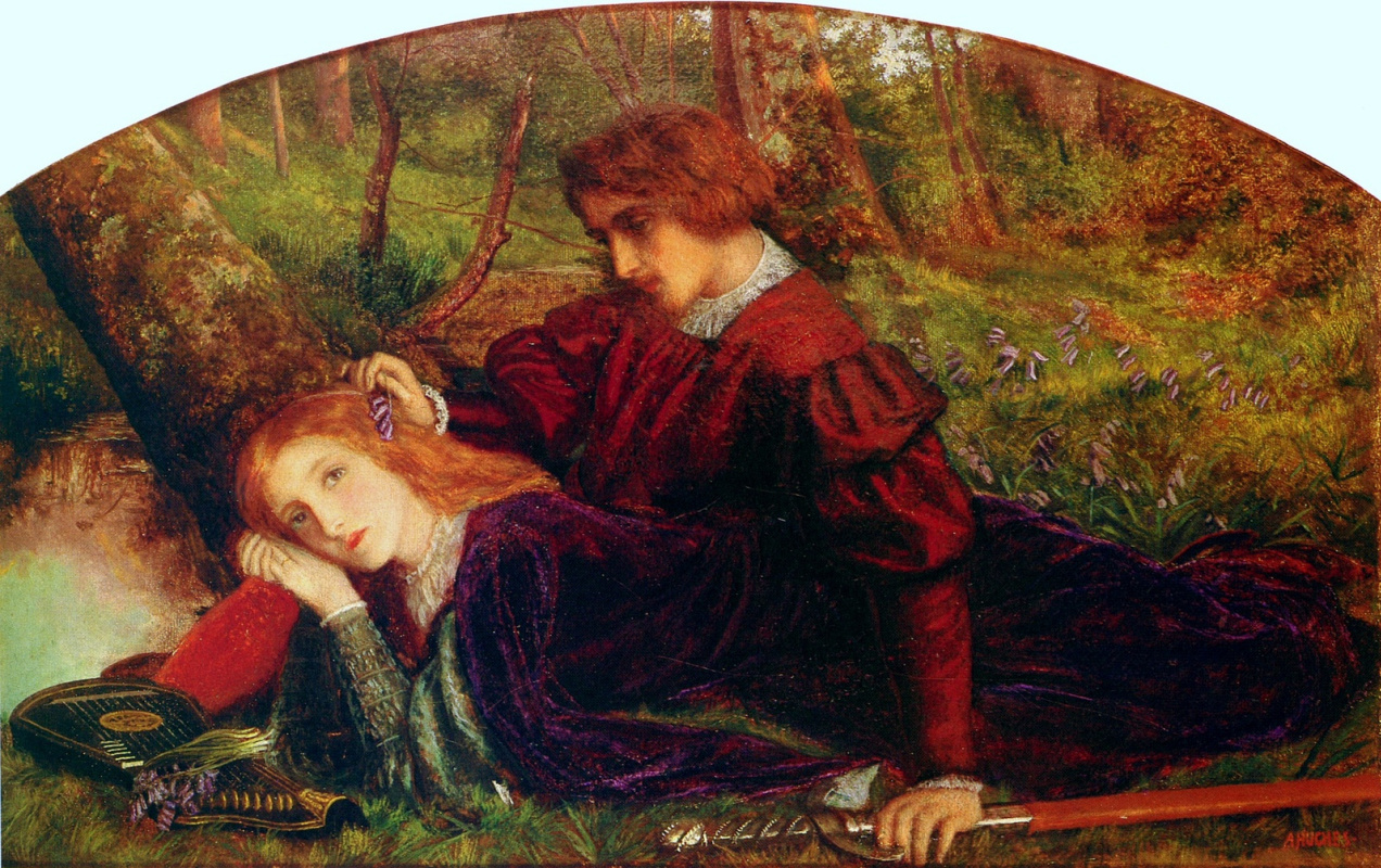 Arthur Hughes. Knight Gerent and Enida