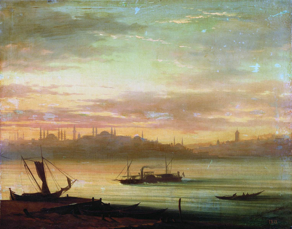 Ivan Aivazovsky. View Of The Bosphorus