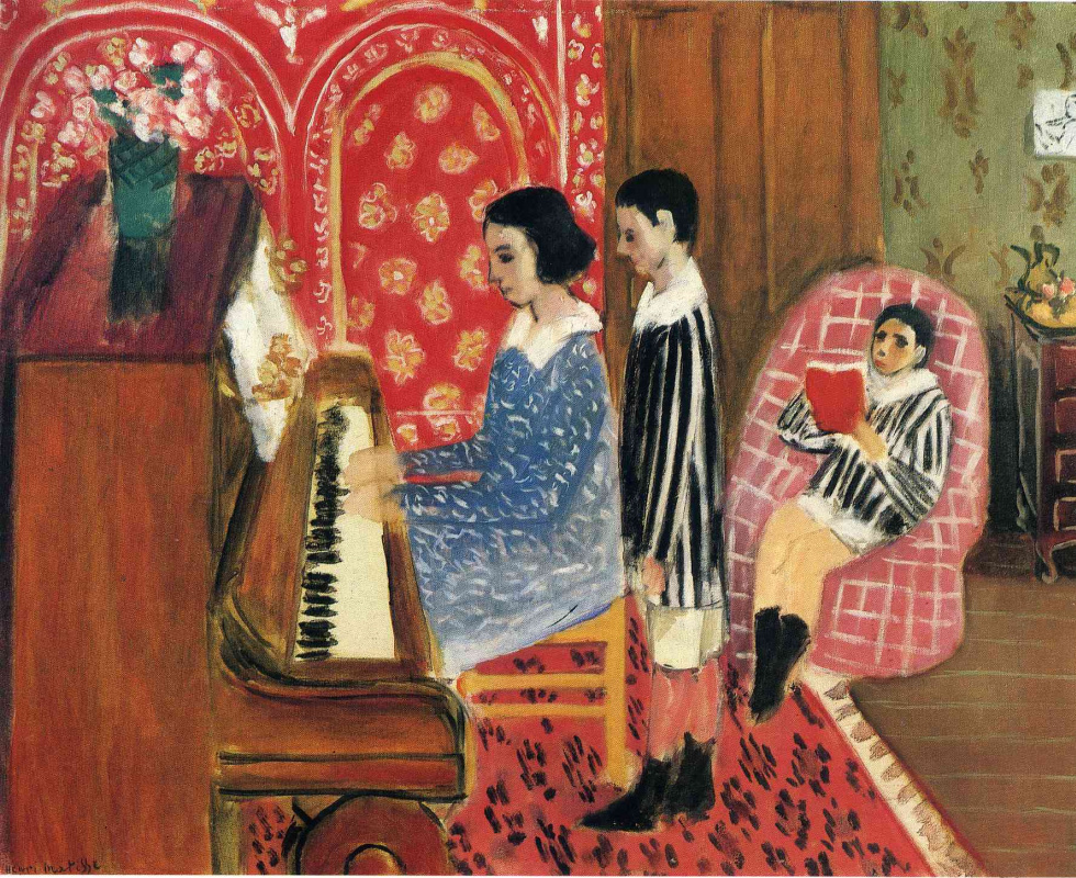 Henri Matisse. Lesson piano