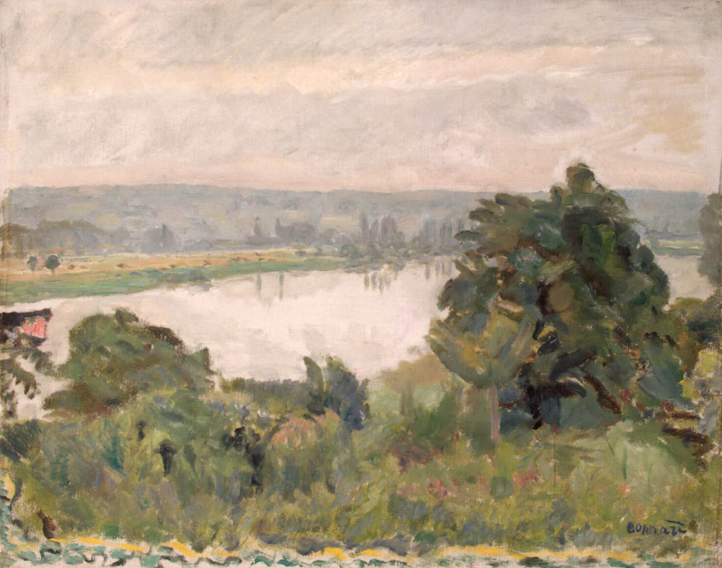 Pierre Bonnard. The Seine near Vernon
