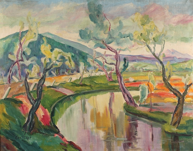 Adalbert Mikhailovich Erdeli. River Uzh