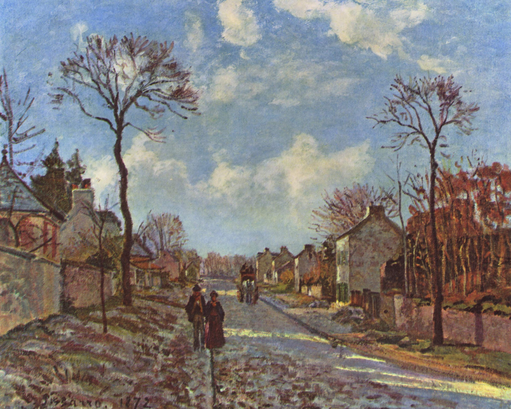 Camille Pissarro. The road from Louisianna