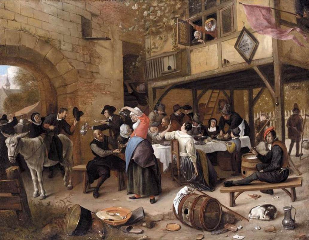 Jan Steen. Holiday at the city gates