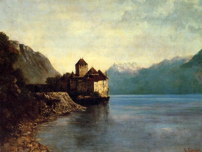 Gustave Courbet. Chateau Chillon