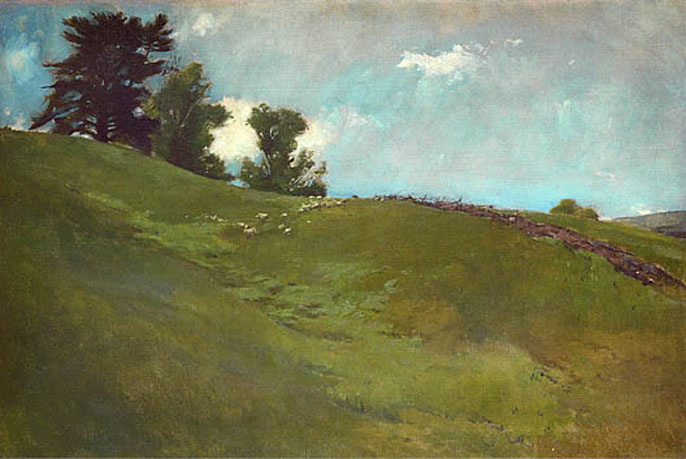 John White Alexander. Landscape