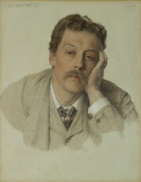 Anthony Frederick Augustus Sandys. Portrait Of Charles Augustus Howell