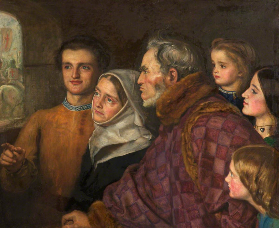 John Everett Millais. Departure of the crusaders