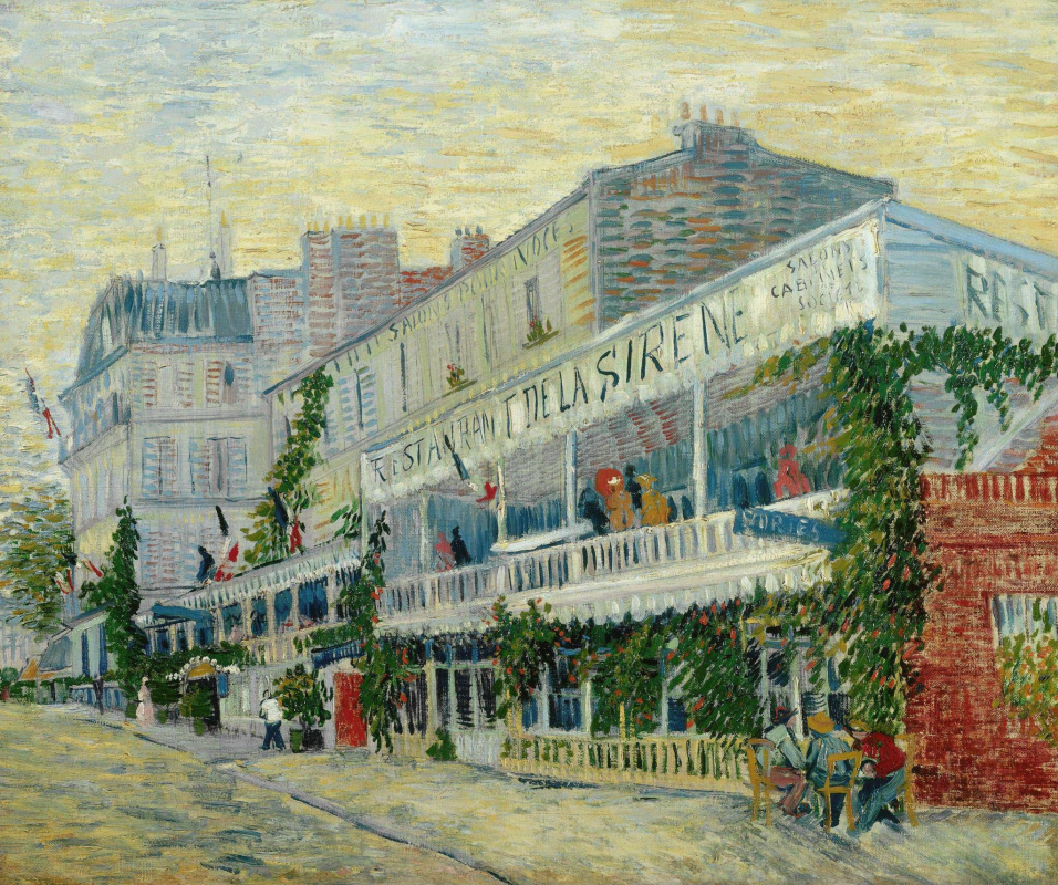 Vincent van Gogh. Sirena restaurant at Asnières