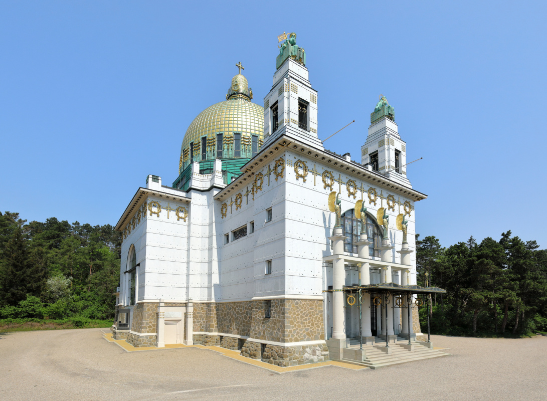 Otto Koloman Wagner. Kirche am Steinhof, the Church of St. Leopold