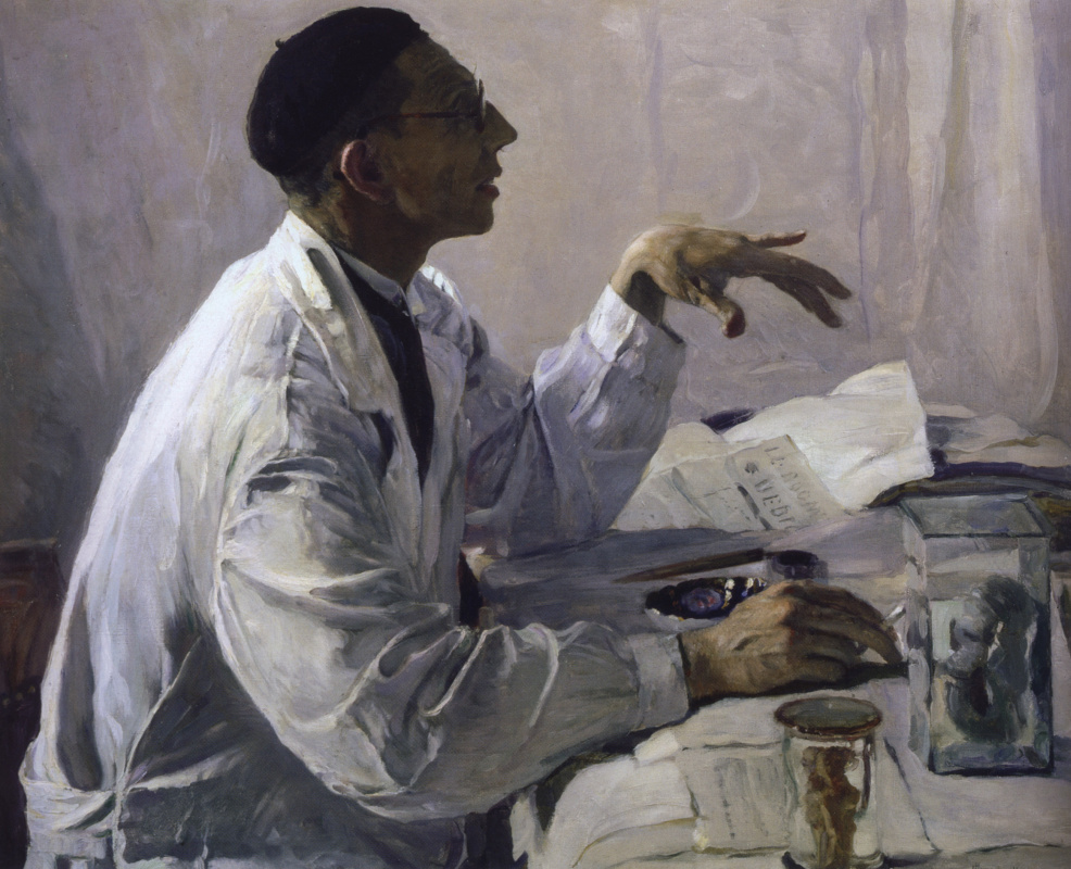 Mikhail Vasilyevich Nesterov. Portrait of a surgeon S. S. Yudin