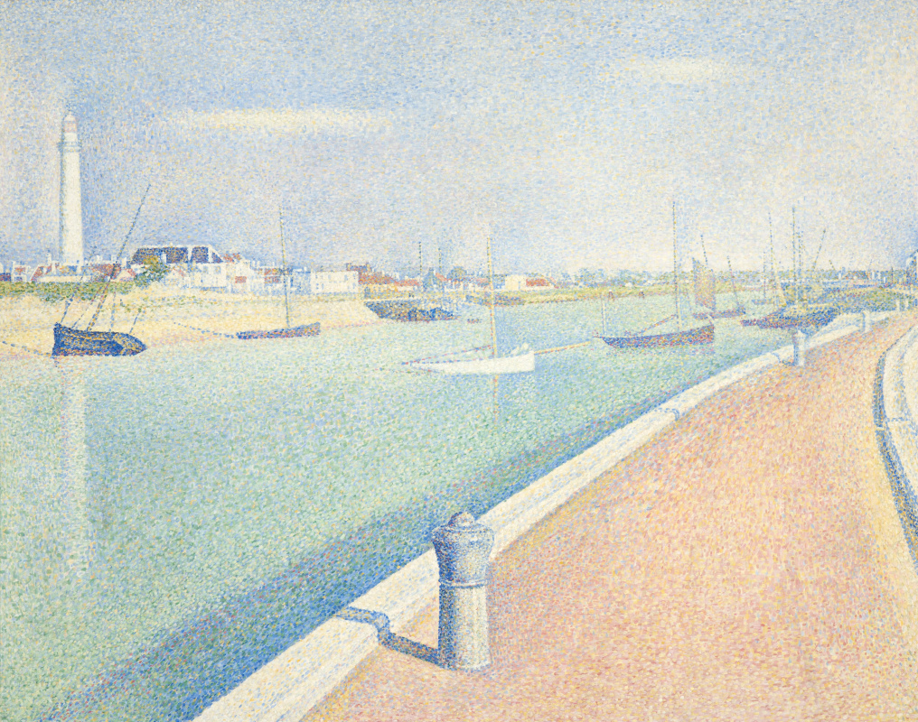 Georges Seurat. Port to Rawlins, towards the sea